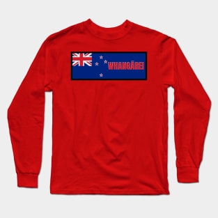 Whangārei City in New Zealand Flag Long Sleeve T-Shirt